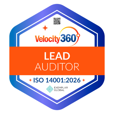 ISO 14001:2026 Lead Auditor badge